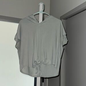 Lululemon Gray Tie Top